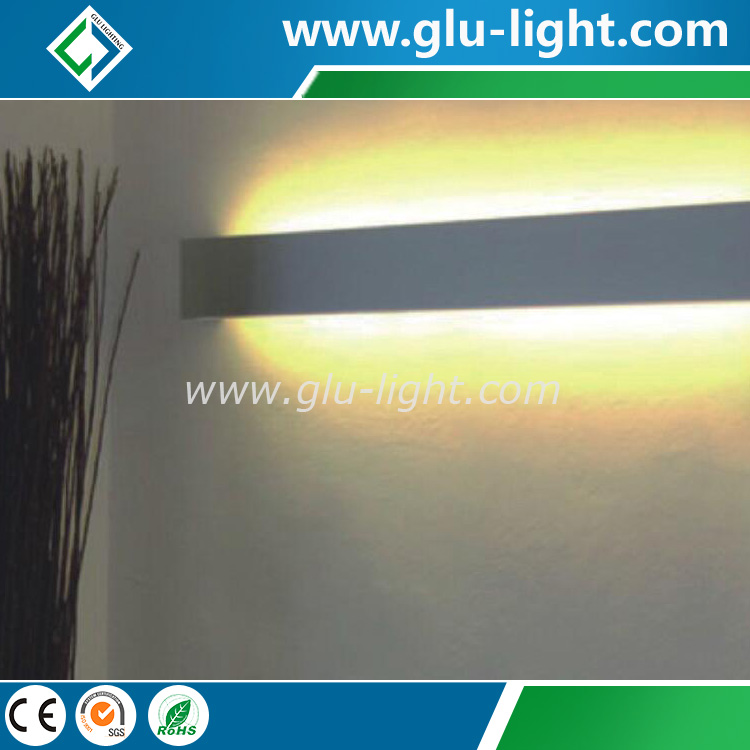 Edge lit Aluminum led profile for led strip, Up and down alu led channel